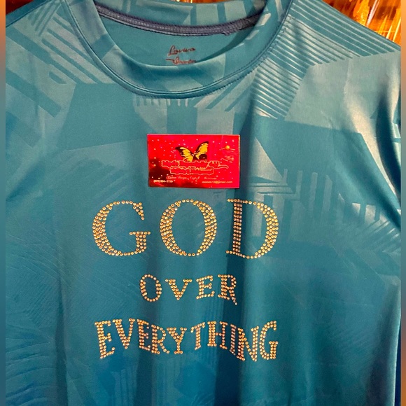 Large T shirt teal color - Picture 1 of 1